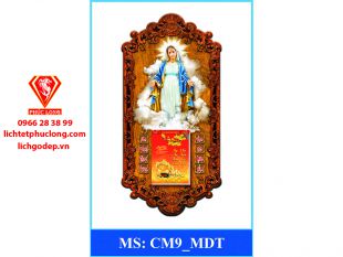 Lịch 3D Đức mẹ Maria (CM9-MDT)