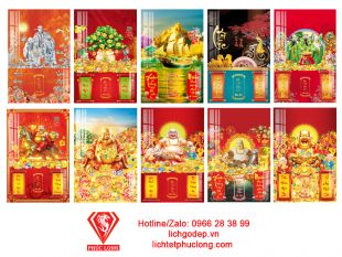 Lịch bóng kính Laminate BST1