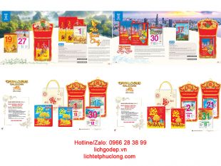 Lịch bloc cao cấp 29 X 41
